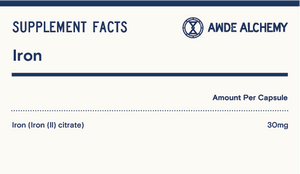 Iron / 30mg / 30 Day Supply - Essentials No. 25