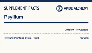 Natural Psyllium / 2400mg / 30 Day Supply - Nutraceutical No. 78